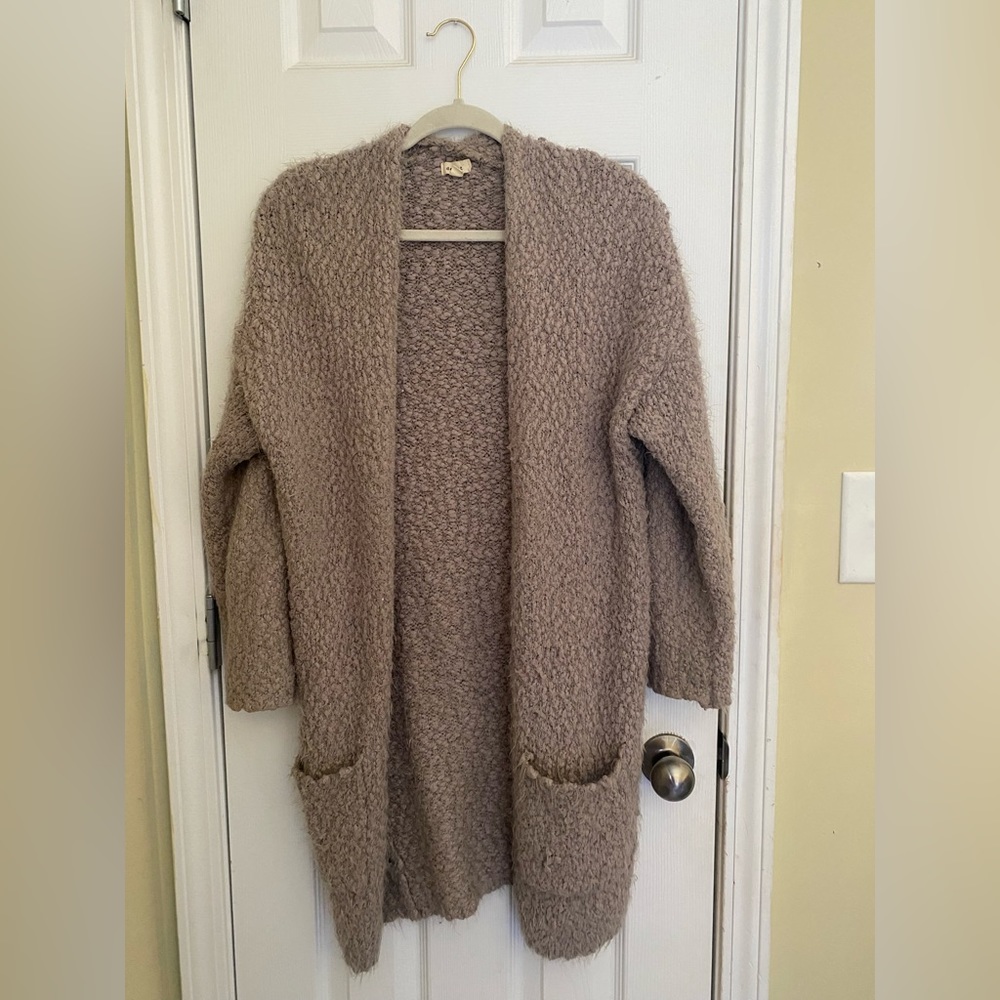 Fuzzy cloud lounge sweater